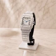 montre Cartier Santos Galbee côté